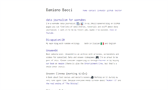 Desktop Screenshot of damianobacci.net